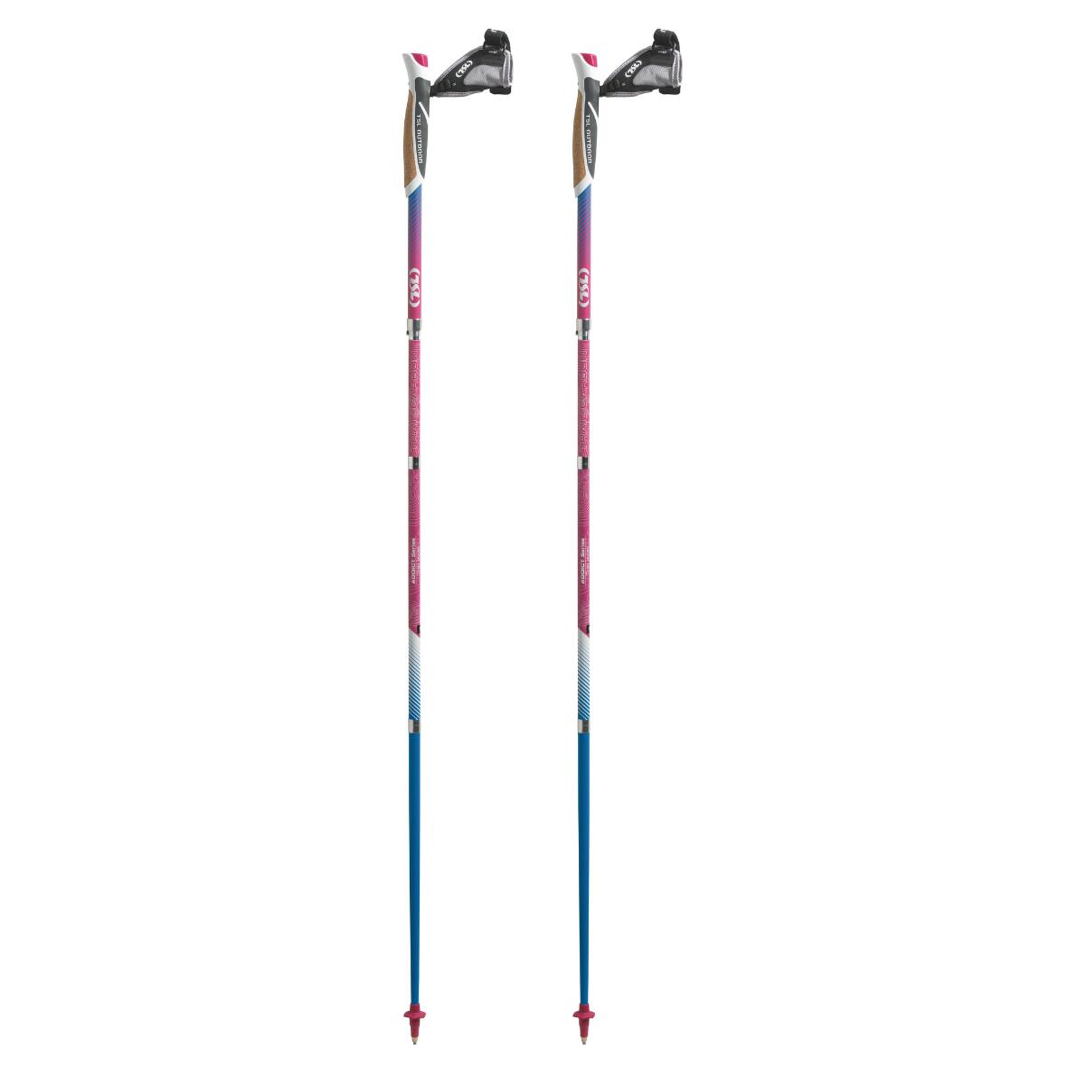 TSL Trail carbon 4 sky cork poles - short