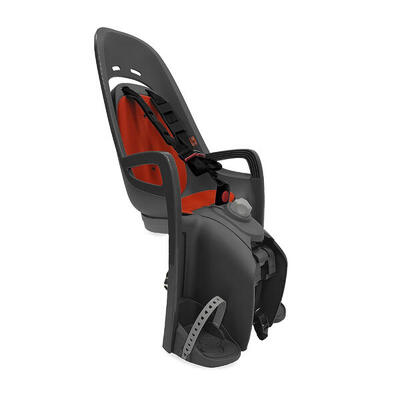 Hamax Kindersitz Zenith Relax rot/grau. Befestigung Gepäckträger