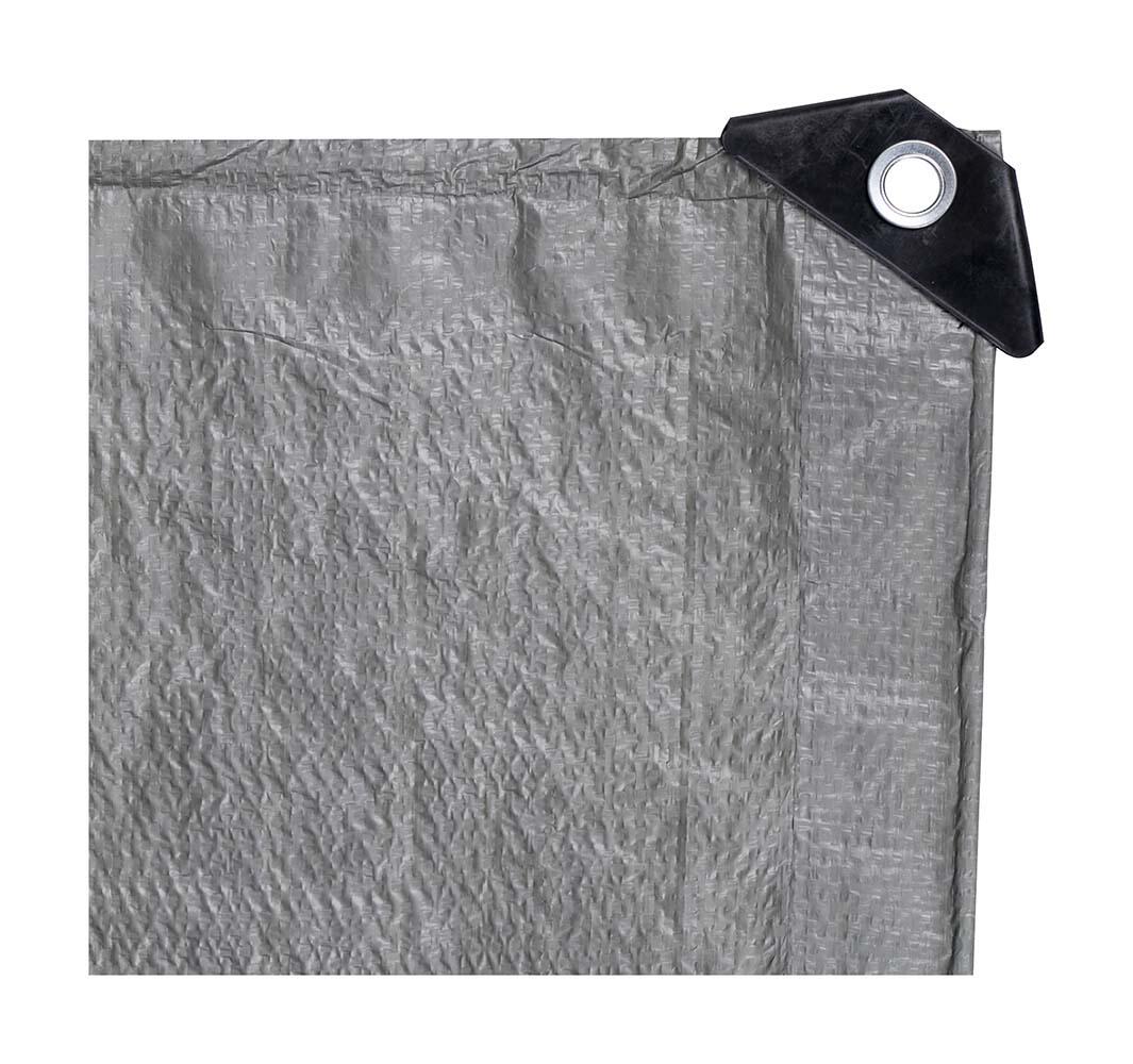 Bo-Camp - Tarpaulin - Grey - 6x4 Meters, Bo-Camp - Afdekzeil - Grijs 2/5