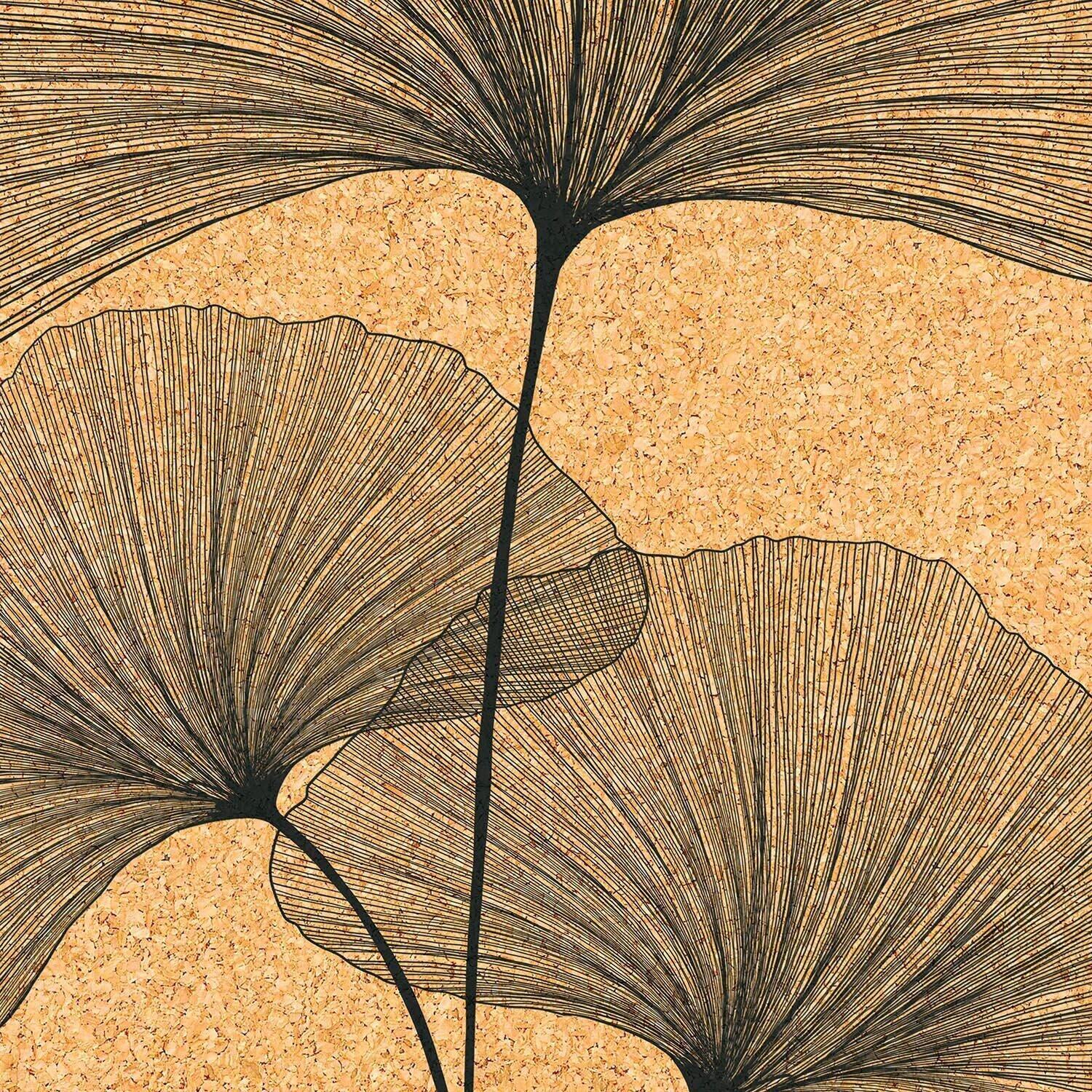 TAPIS YOGA ANTIDÉRAPANT NATUREL Durable Liège & Caoutchouc Ginkgo Biloba + SAC 4/7