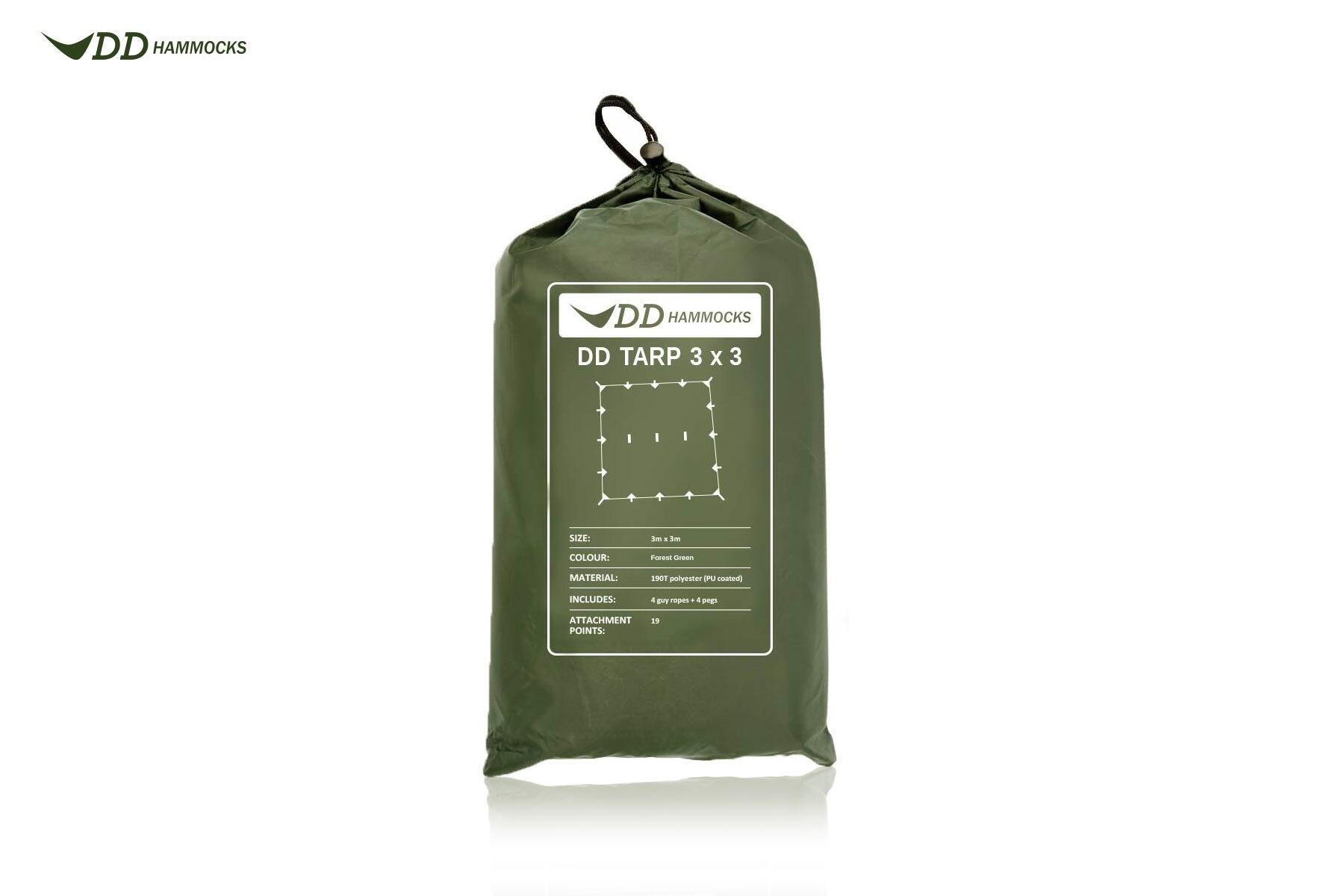 DD Hammocks Tarp 3x3 - Vert forêt 4/5