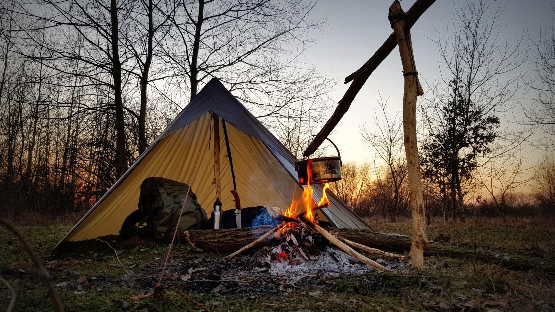 Bushmen Ultralight Tarp 3x3 - Dark Olive 4/6