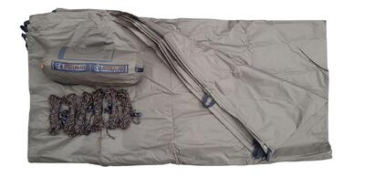 Bushmen ultralight tarp 4x3 - dark olive