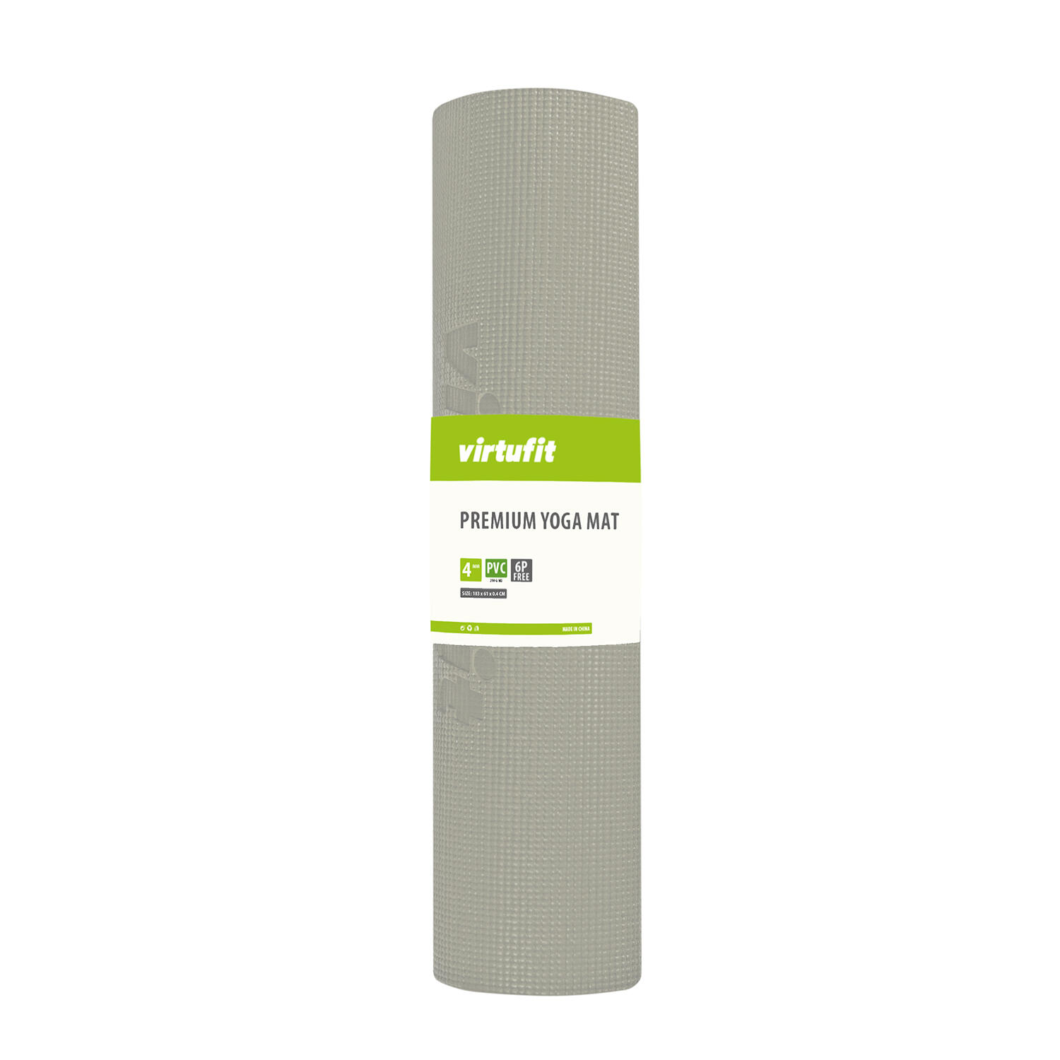 Estera De Yoga - De Primera Calidad - 183 X 61 X 0,4 Cm - Gris Natural 2/7