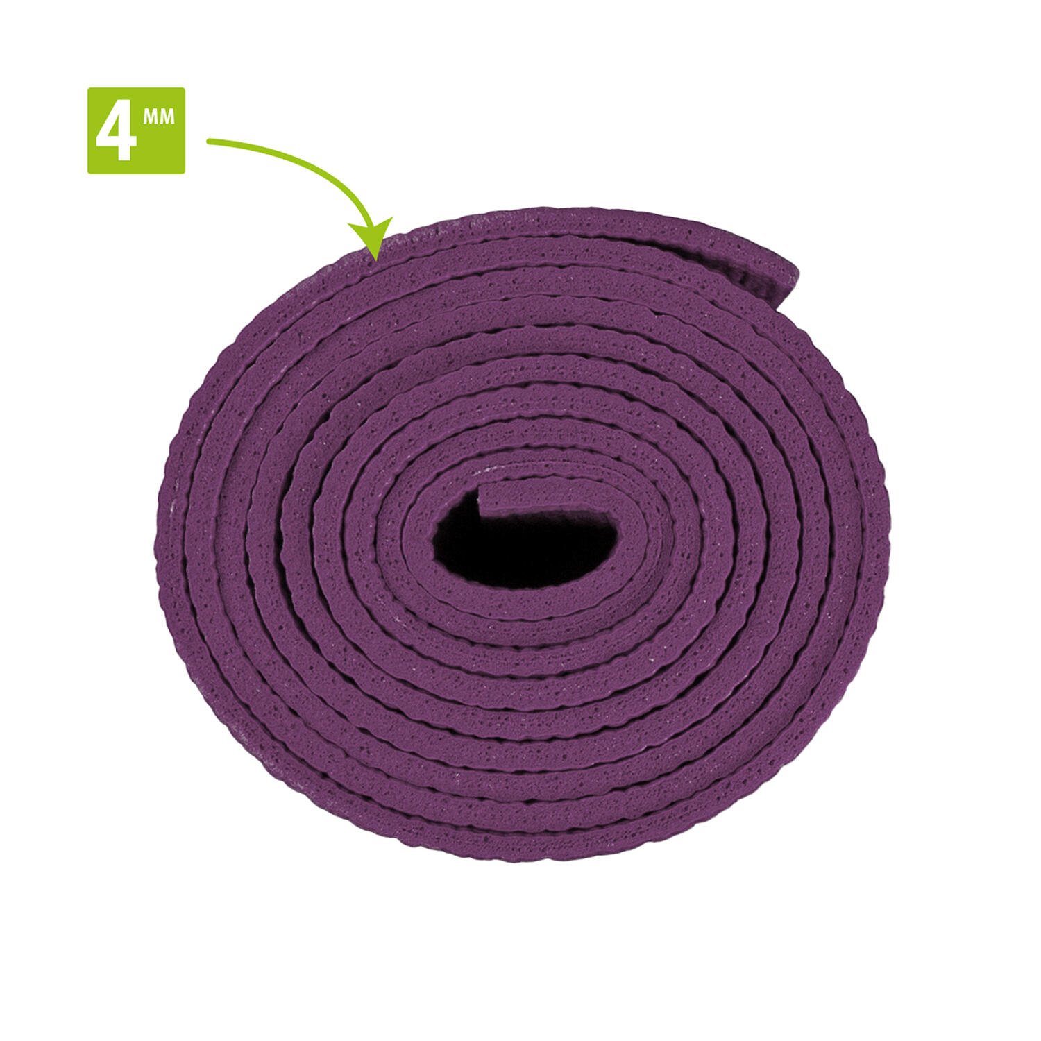 Estera De Yoga - De Primera Calidad - 183 X 61 X 0,4 Cm - Hoja De Morera 3/7