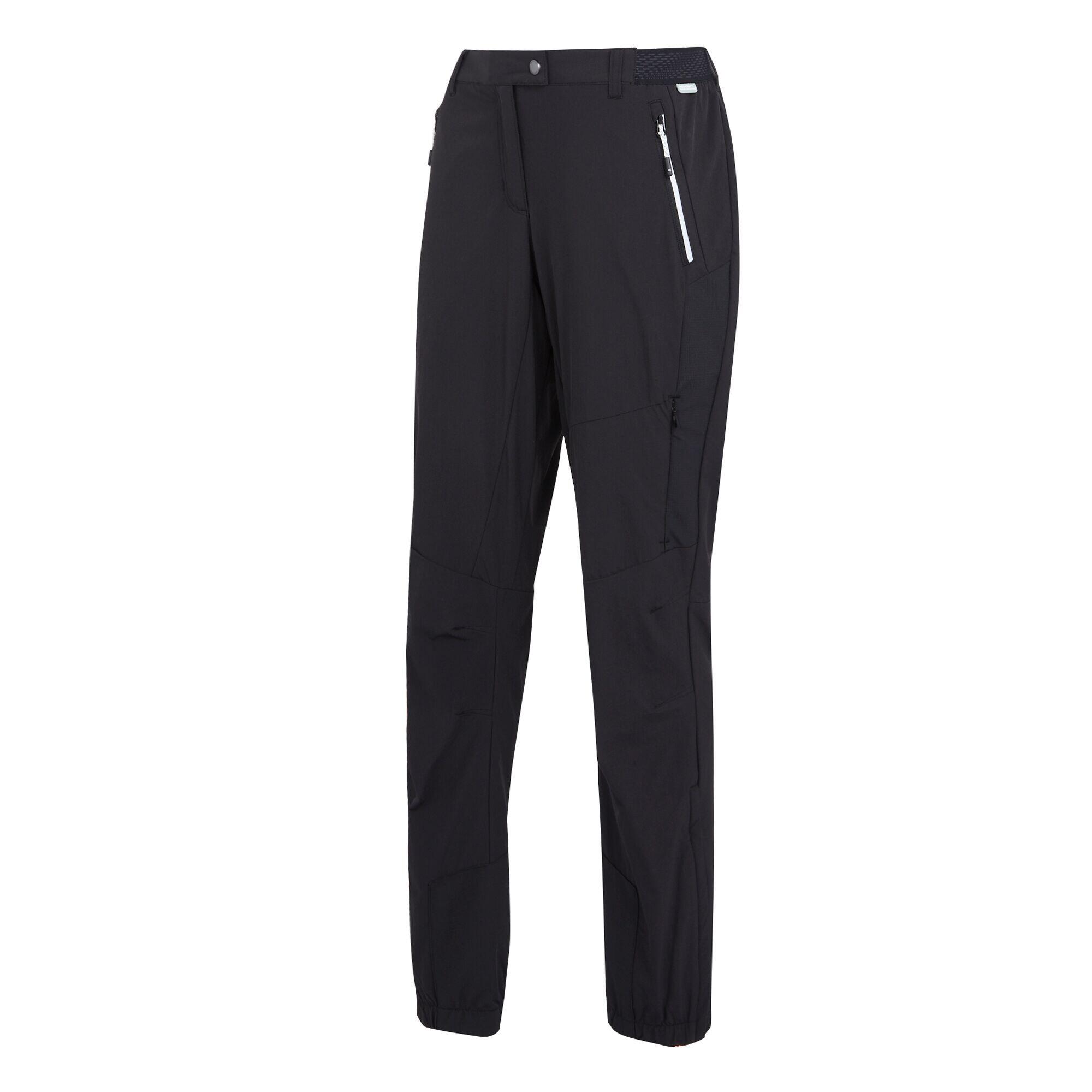 Womens/Ladies Mountain III Walking Trousers (Black) REGATTA Decathlon