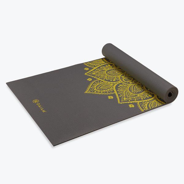 Yoga Matte - 6 mm - Zitronen Sonnenuhr 3/4