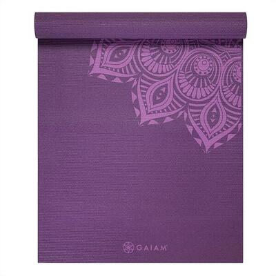 PURPLE MANDALA YOGAMATTE 6MM PRINTED