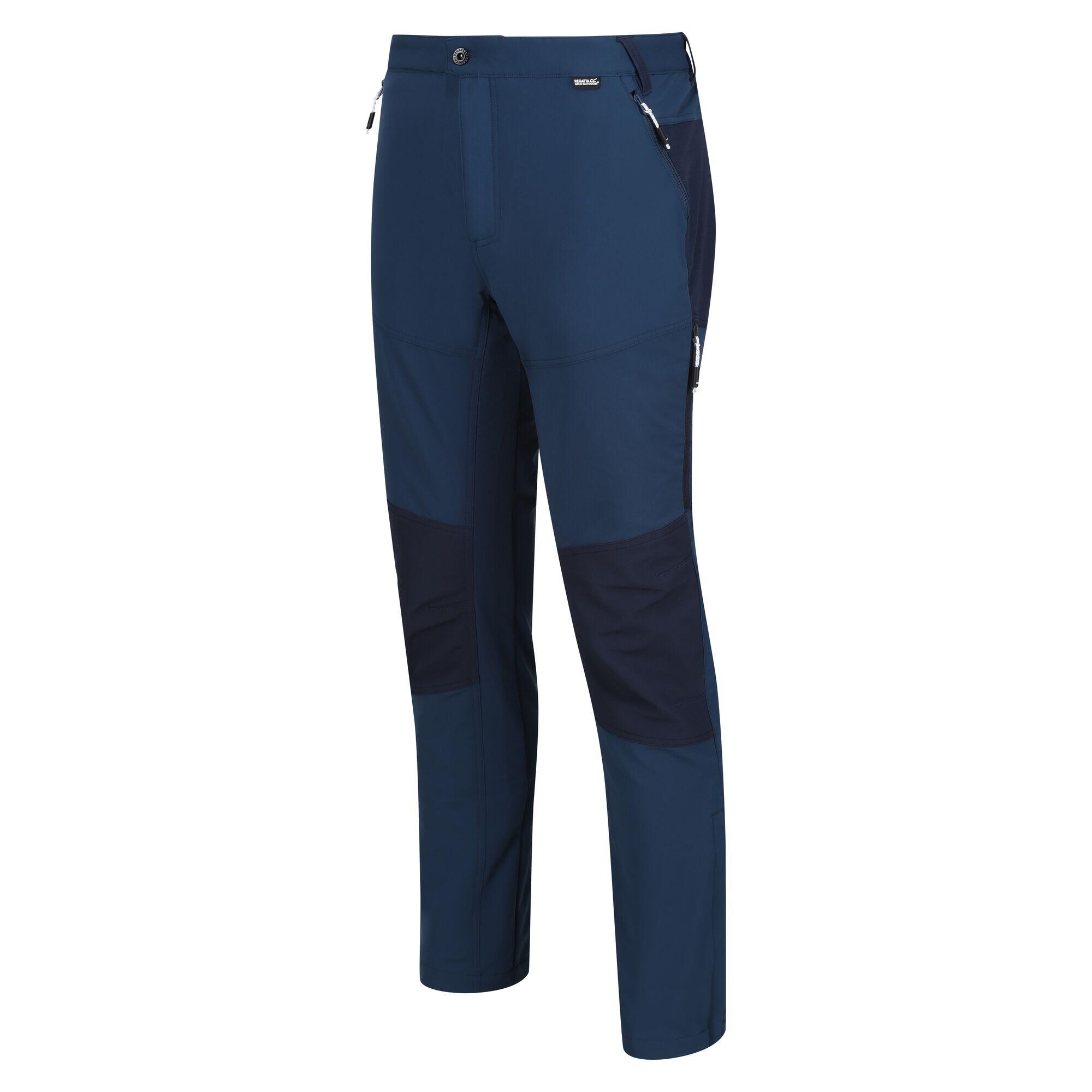 Mens Questra V Hiking Trousers (Moonlight Denim/Navy) 3/5