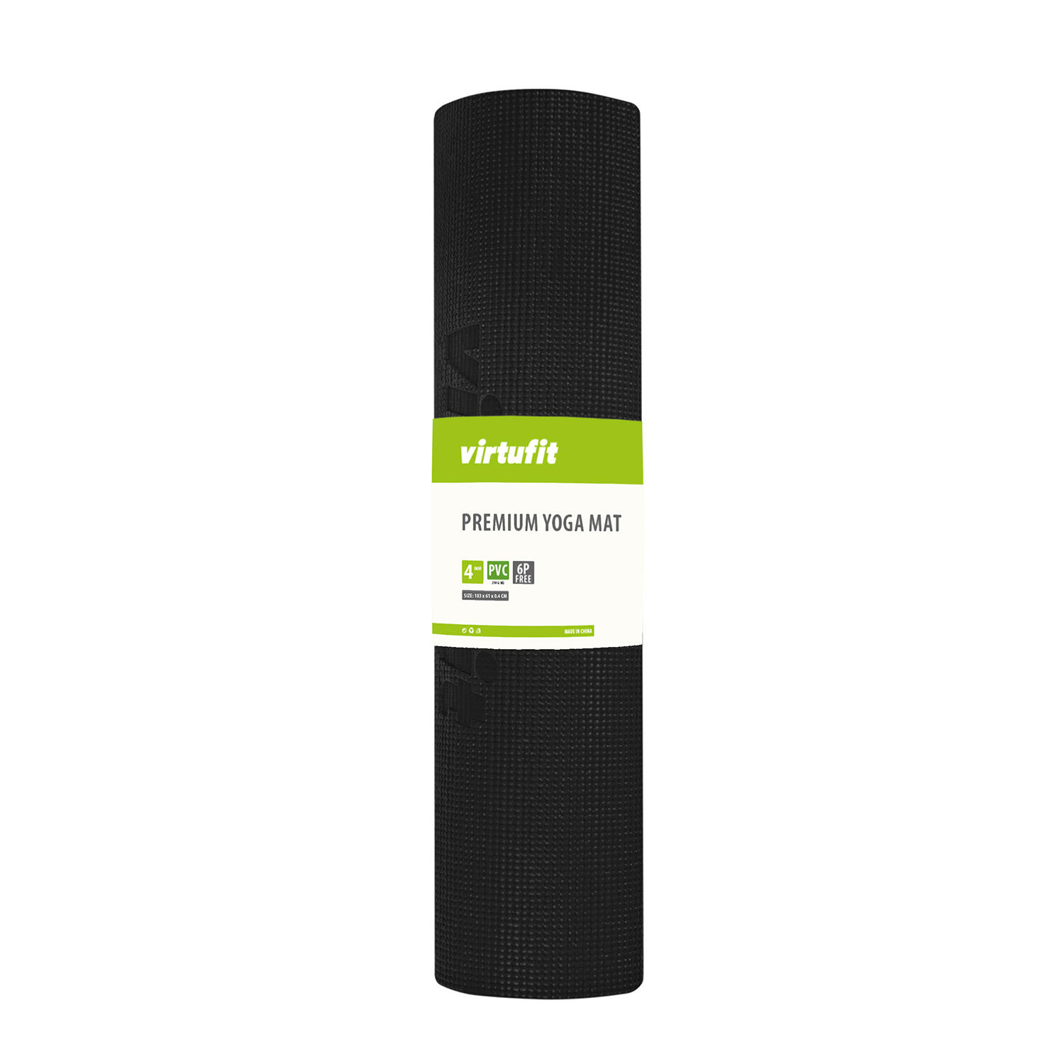 Premium Yoga Mat - Anti-slip - 4 mm - Onyx Black 2/7