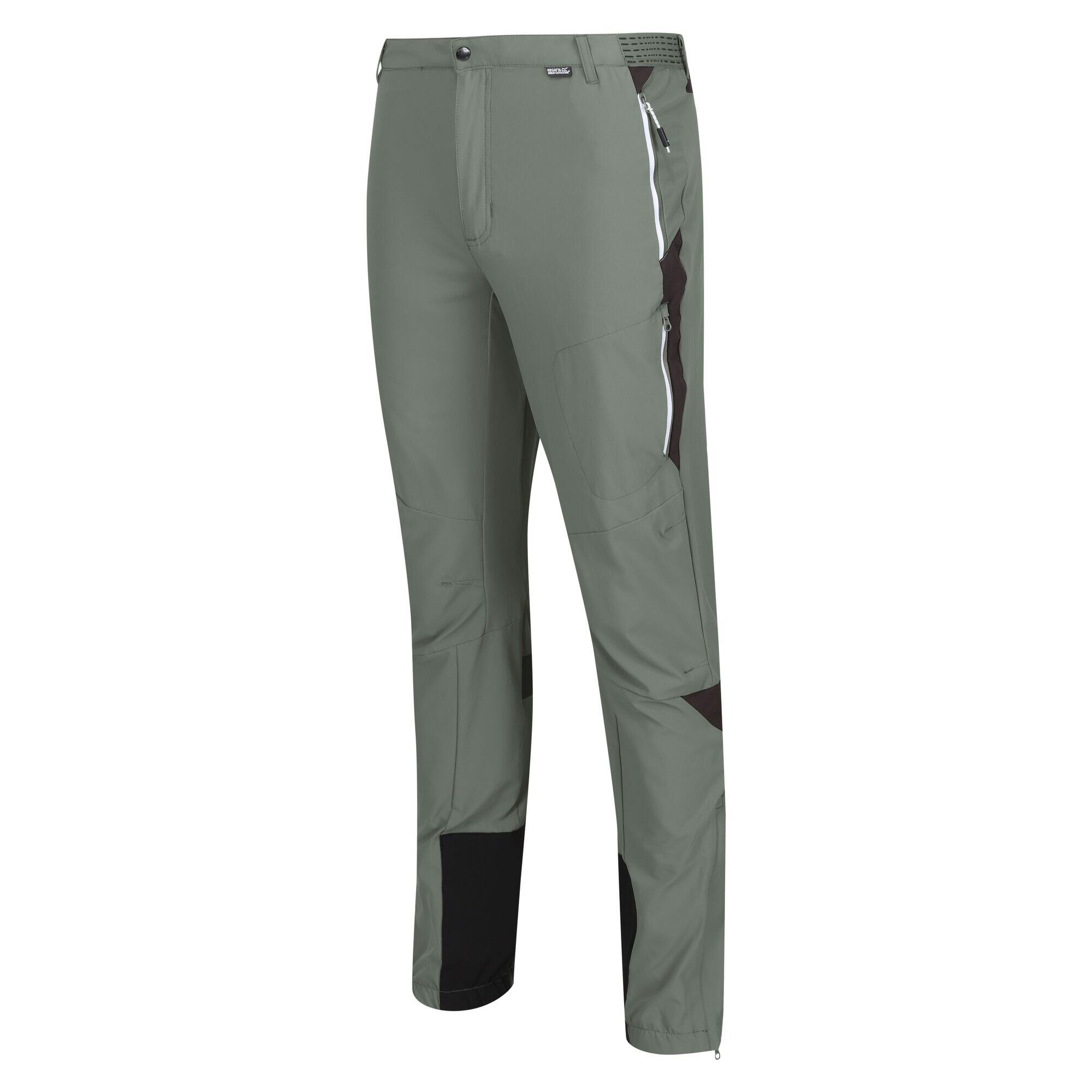 "Mountain III" Wanderhosen für Herren Agaven-Grün/Asche 3/4