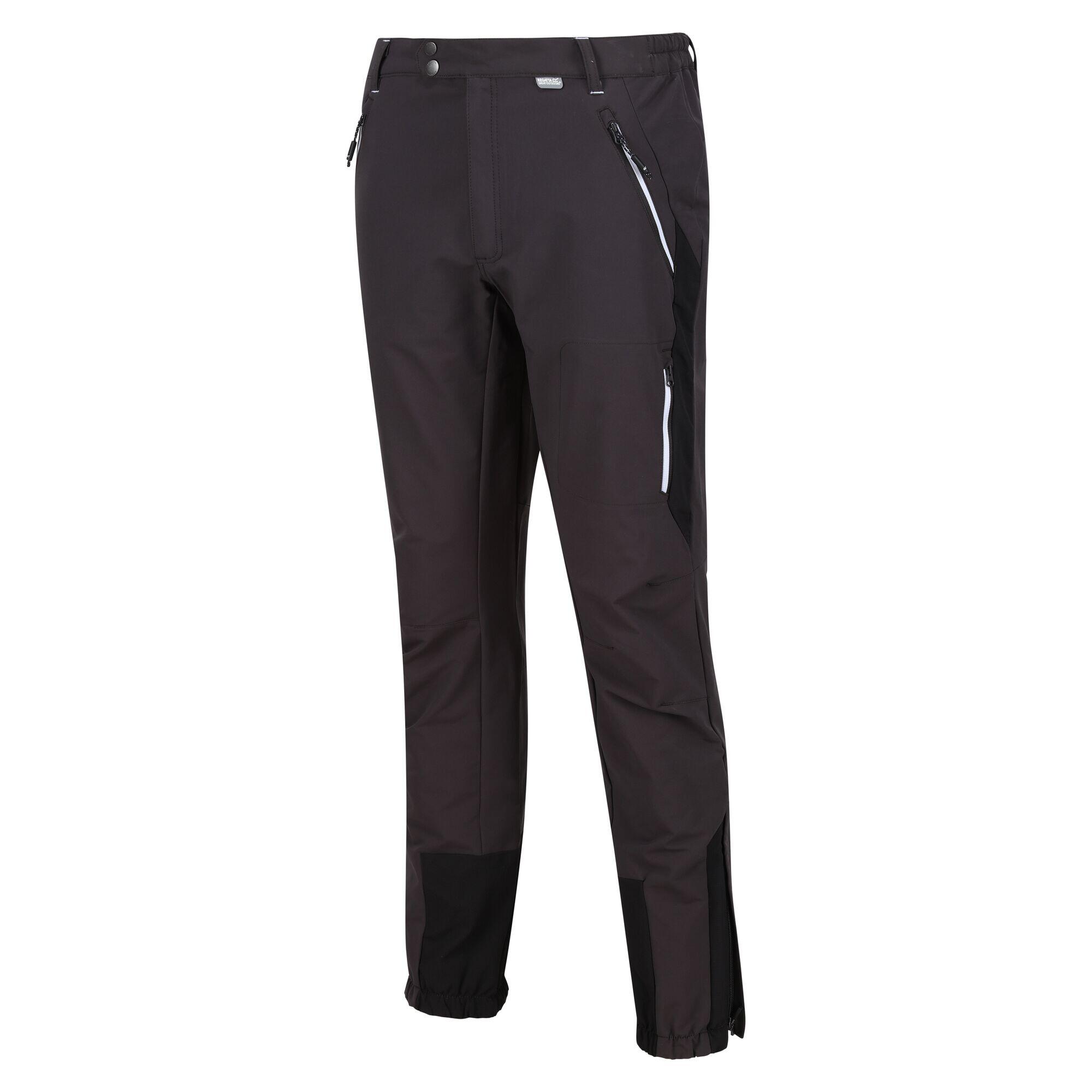 "Mountain" Wanderhosen für Herren Asche/Schwarz 3/4