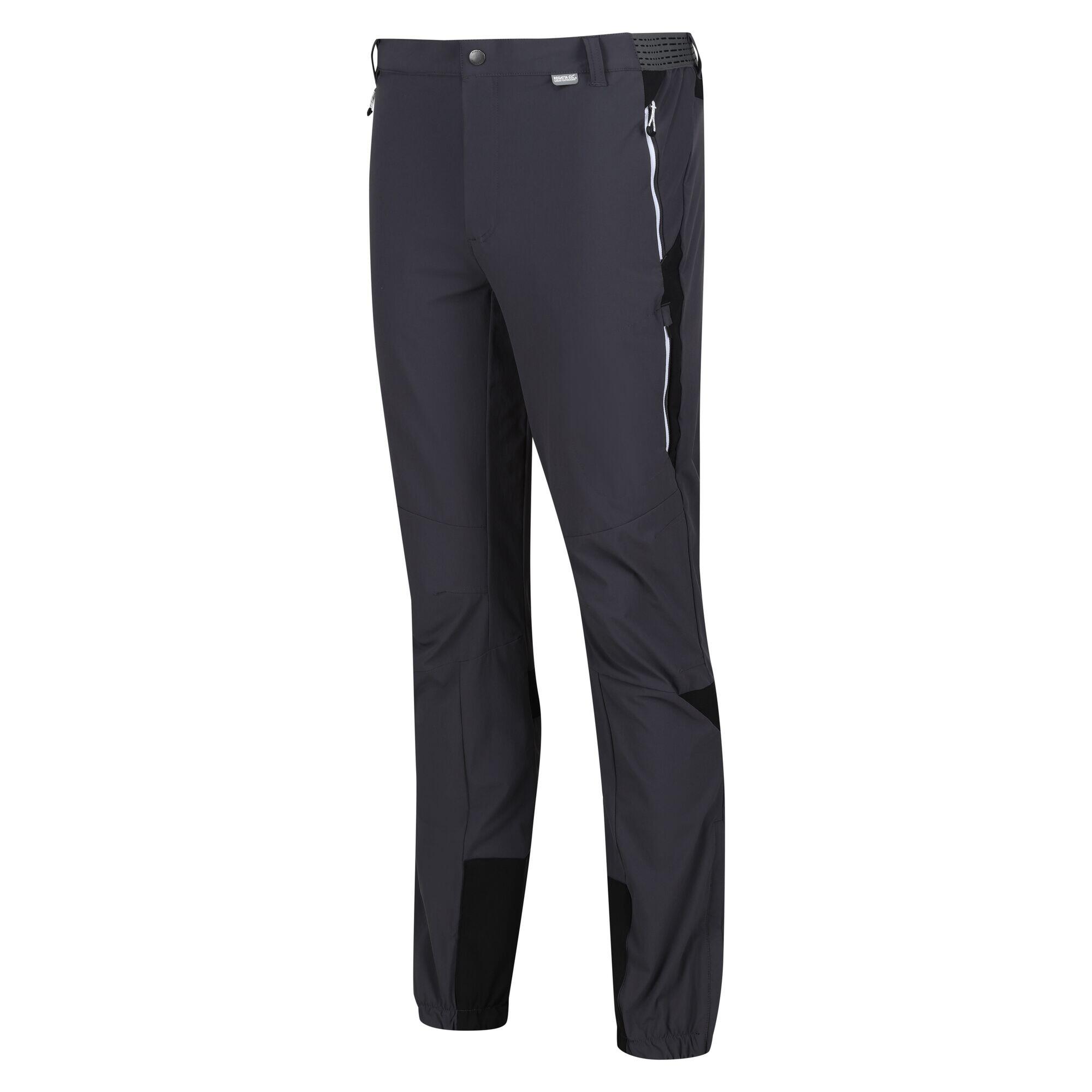 Pantaloni Da Trekking Regatta Uomo Geo II - Softshell Impermeabili E Antivento, Marina Militare, 40W Lungo - 3