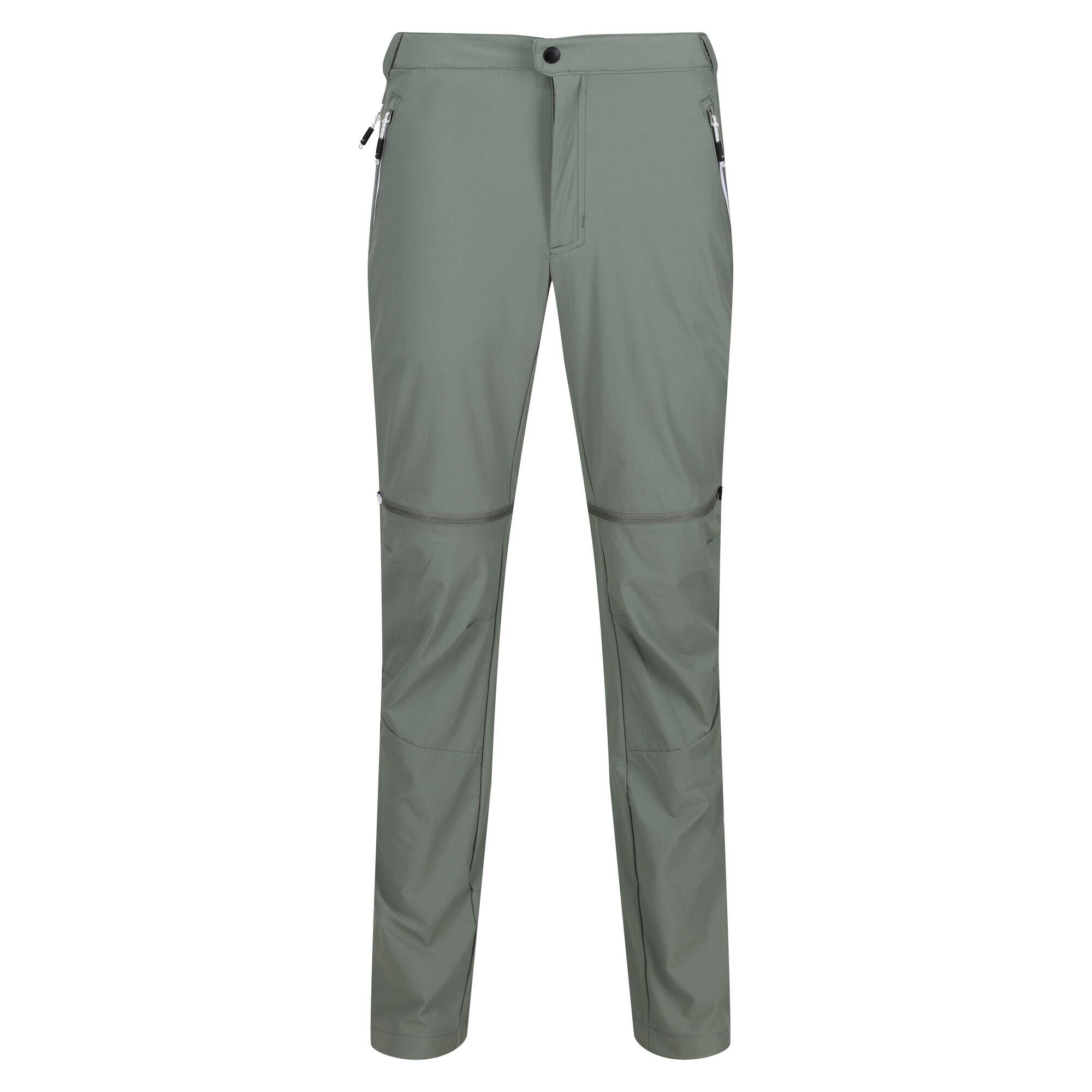 REGATTA Mens Mountain ZipOff Trousers (Agave Green)