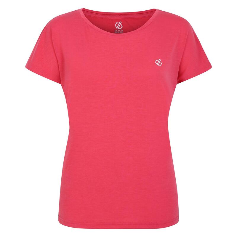 Tshirt PERSISTING Femme (Rose vif)