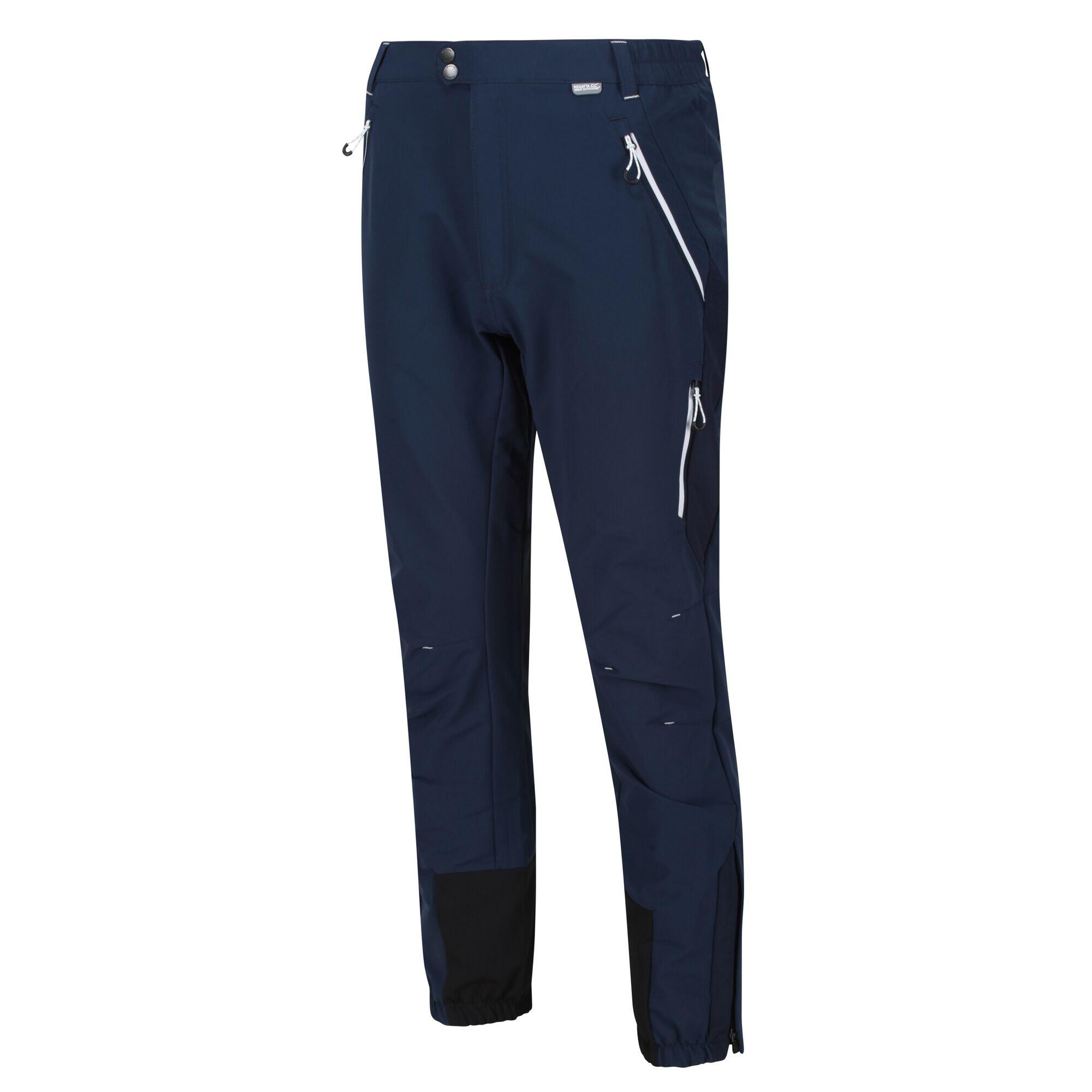 Mens Mountain Walking Trousers (Navy) 3/4