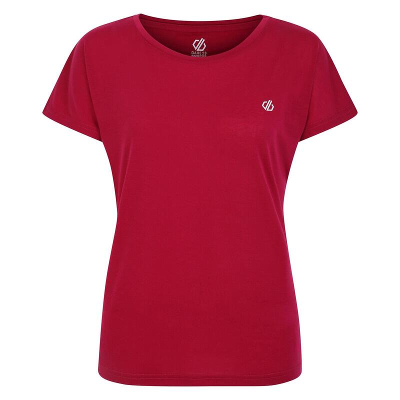 Tshirt PERSISTING Femme (Rose foncé)