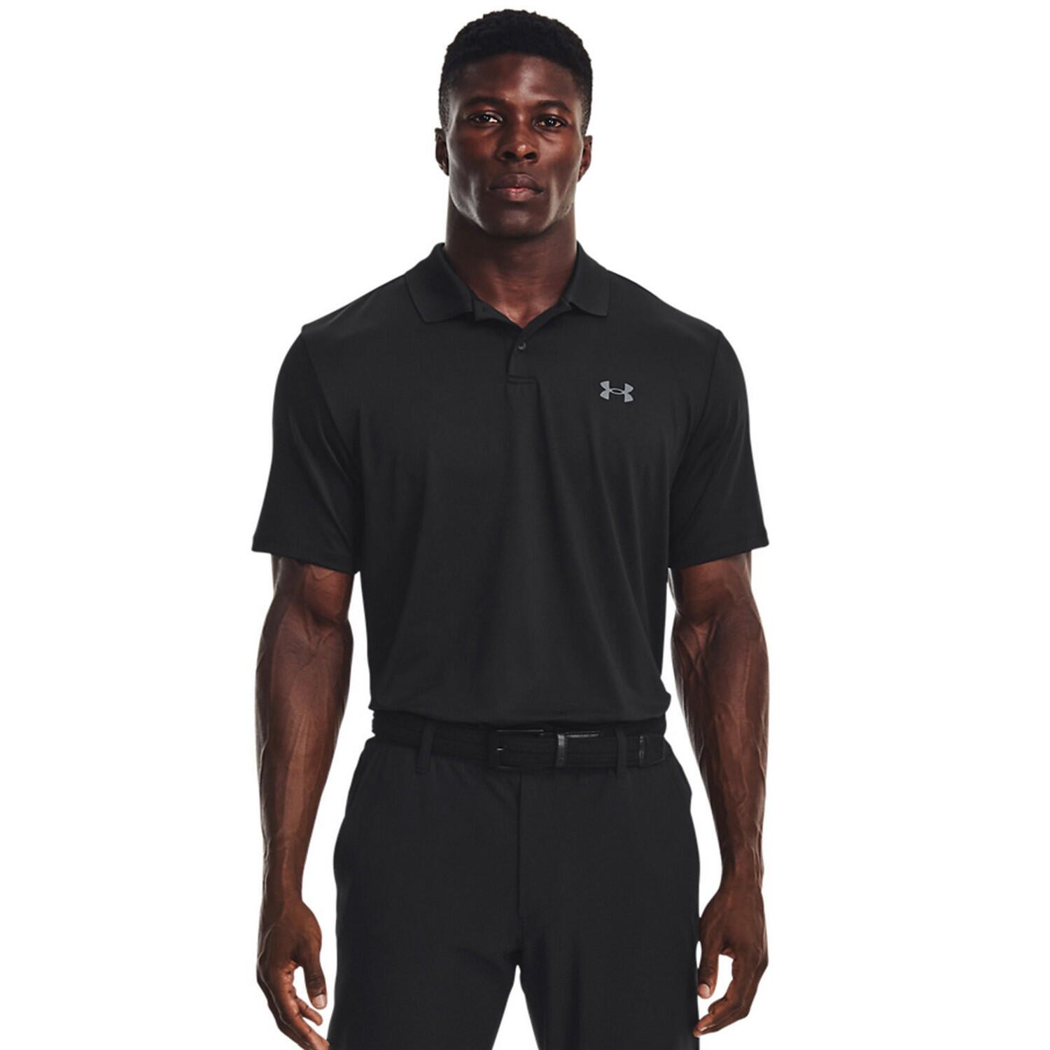 Maglietta Polo Uomo Under Armour Nero 2/2