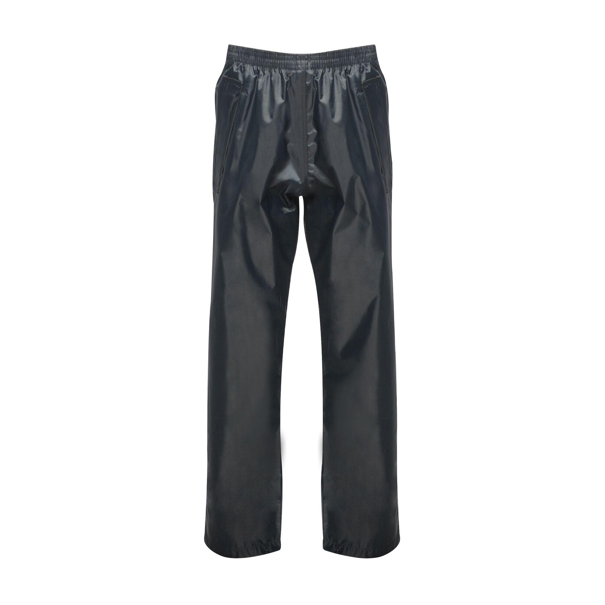 REGATTA Childrens/Kids Waterproof Over Trousers (Navy)