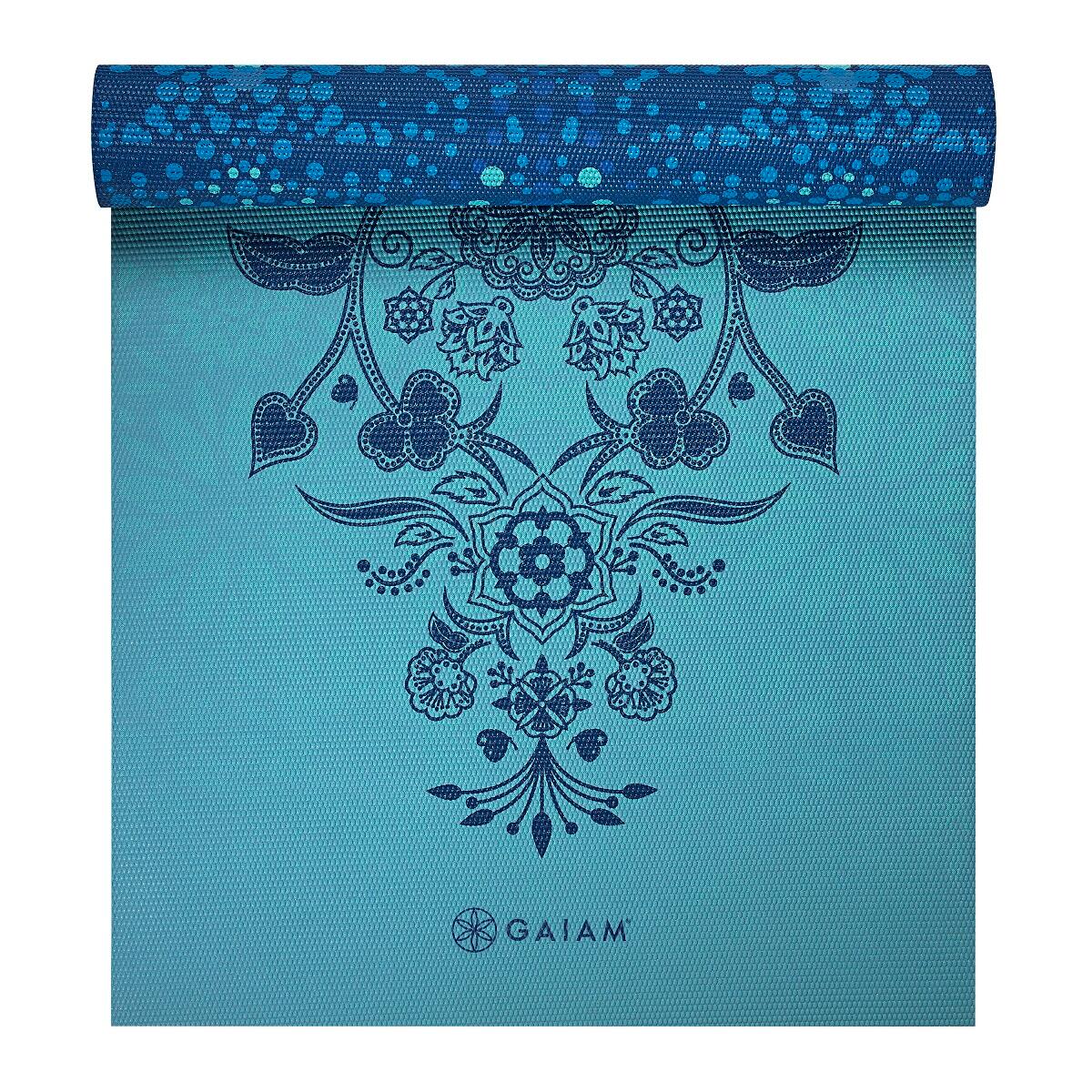 Tapis de yoga Vert TPE -Arbre de vie - YOGA CENTER