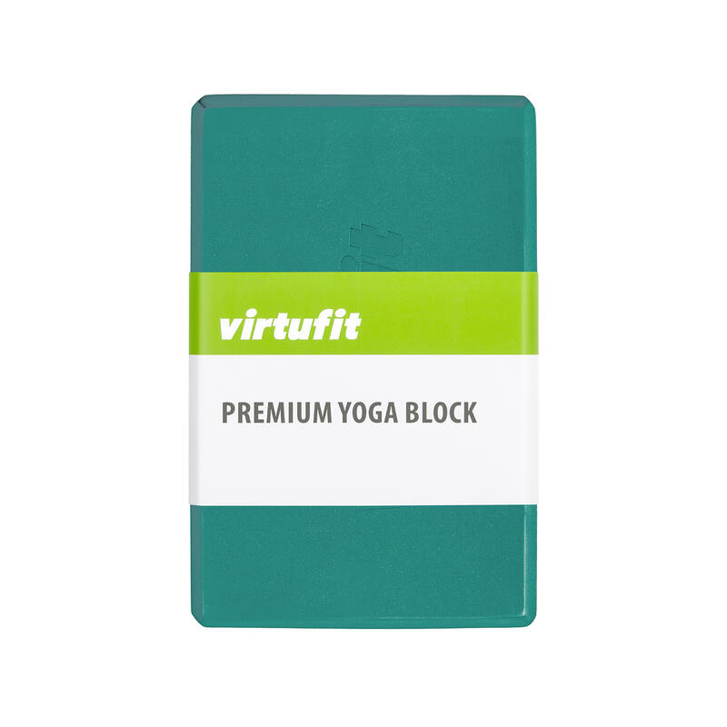 Blocco Yoga Premium - Antiscivolo - Schiuma EVA - Verde Oceano