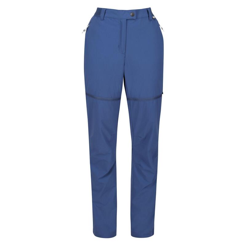 Pantaloni Drumeții În Natură Regatta Mountain Fermoar Femei