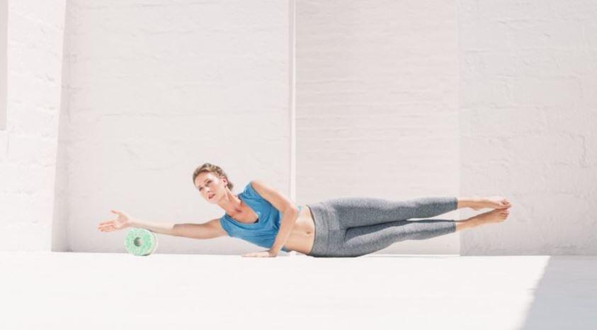 MED 45 Foam Roller Wit/Groen 4/6