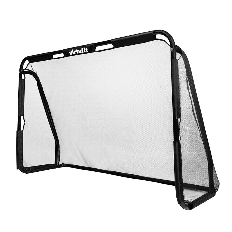 Poarta de fotbal VirtuFit Football Goal cu tinte de antrenament 170 x 110 cm