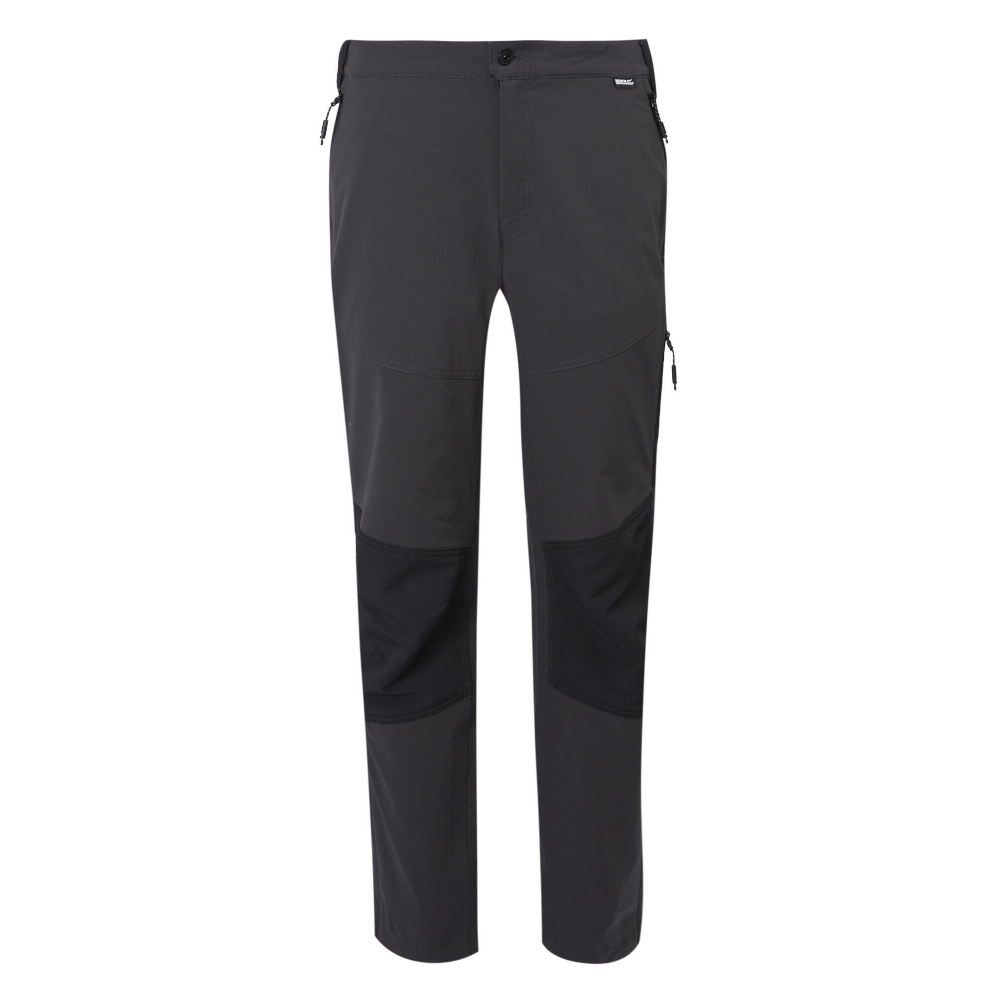 Regatta - Pantalon De Randonnée Questra Homme (cendre / Noir) - Pantalons - Gris|mauve|noir - Decathlon