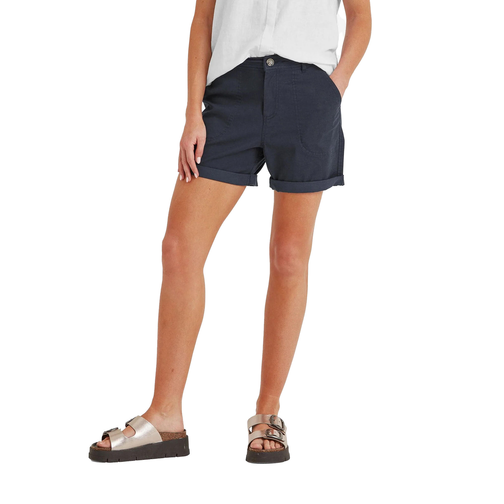 Women's CANVEY shorts (Dark indigo)