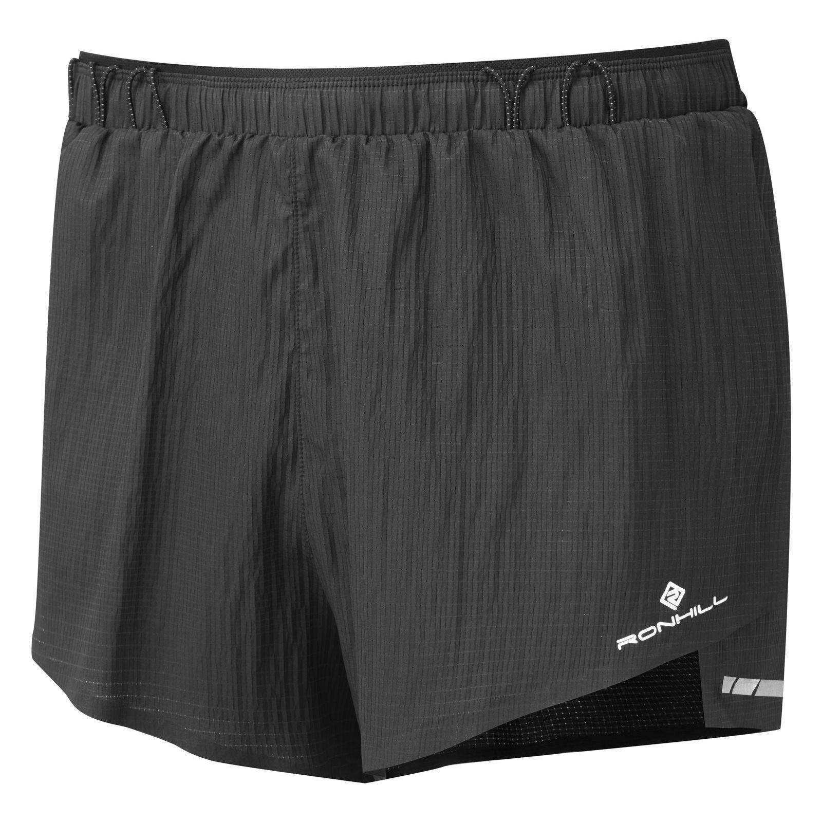 RONHILL Mens Tech Race Shorts (Black)