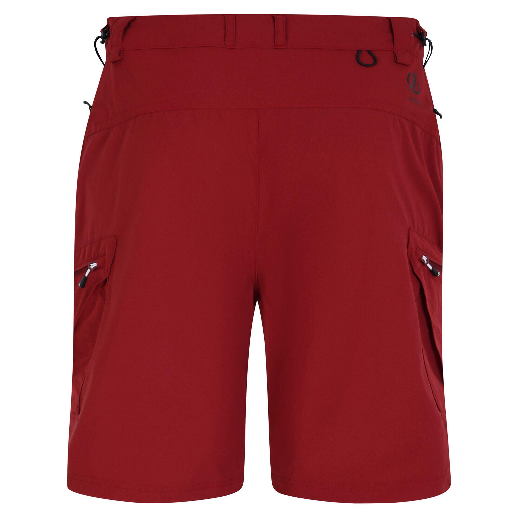 Red walking shorts sale