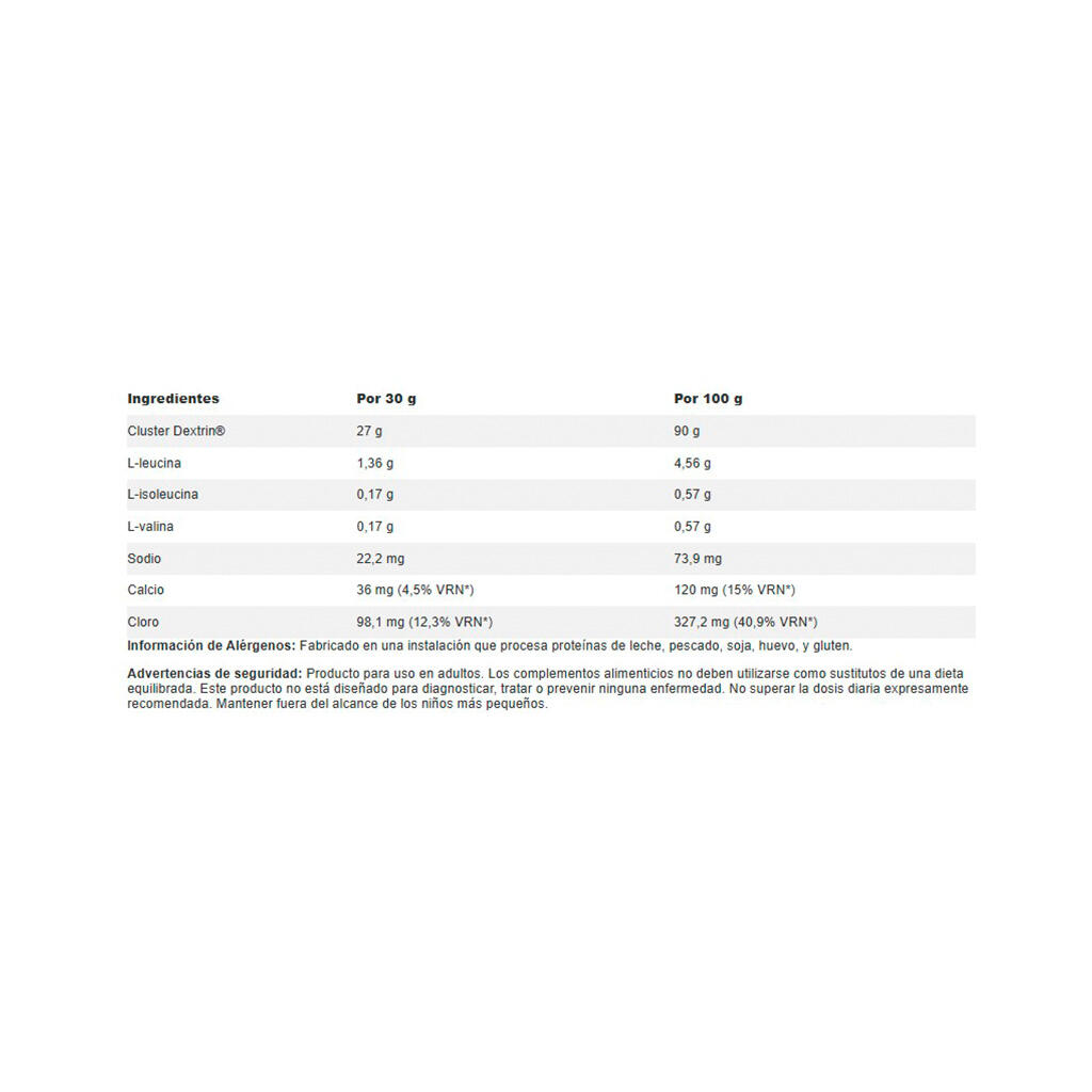 Recopro cluster dextrin with bcaas and electrolytes - 1kg Tropical de LifePRO 3/5