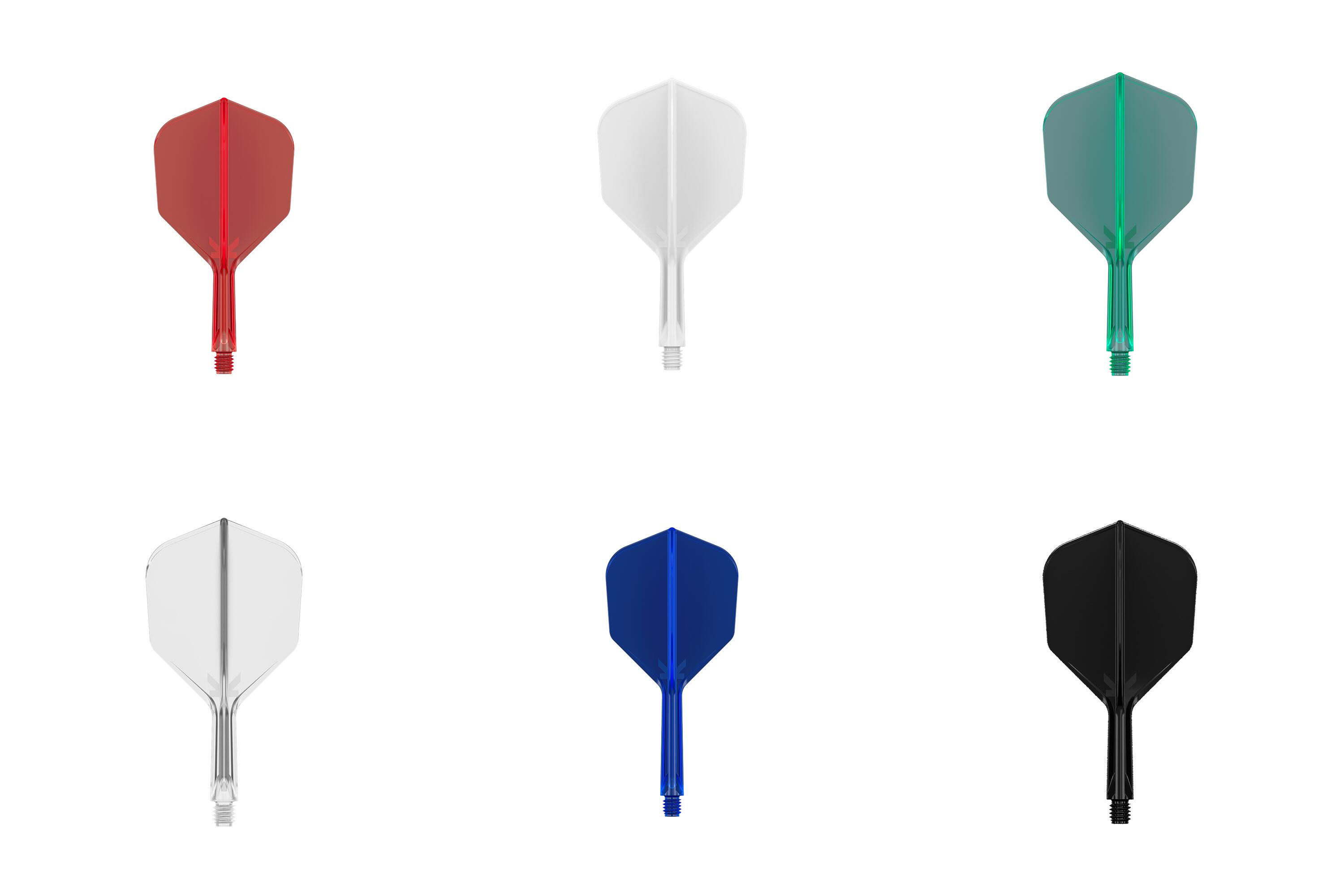 Target K-Flex Moulded Flight & Shaft No.6 Set of 3 - Medium