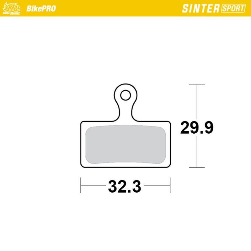 Pastillas de freno Bici  Shimano Tipo G SinterSport Mojado