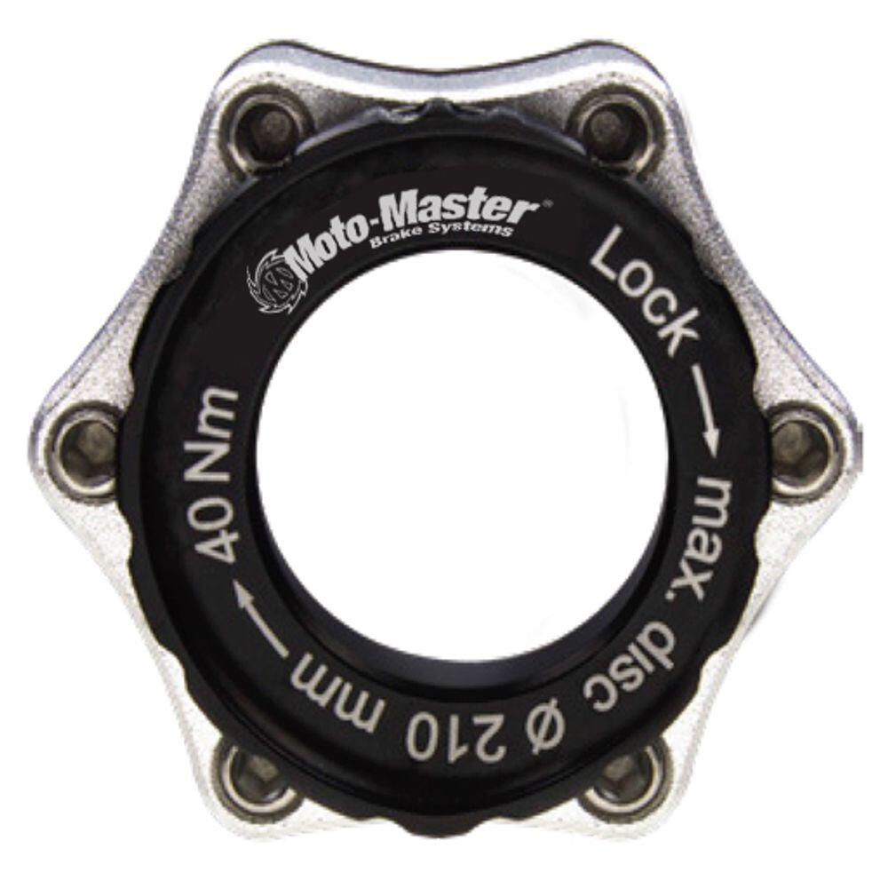 MOTO MASTER Adattatore Disco Freno per dischi a 6 fori - mozzi Centerlock con perno da 20mm