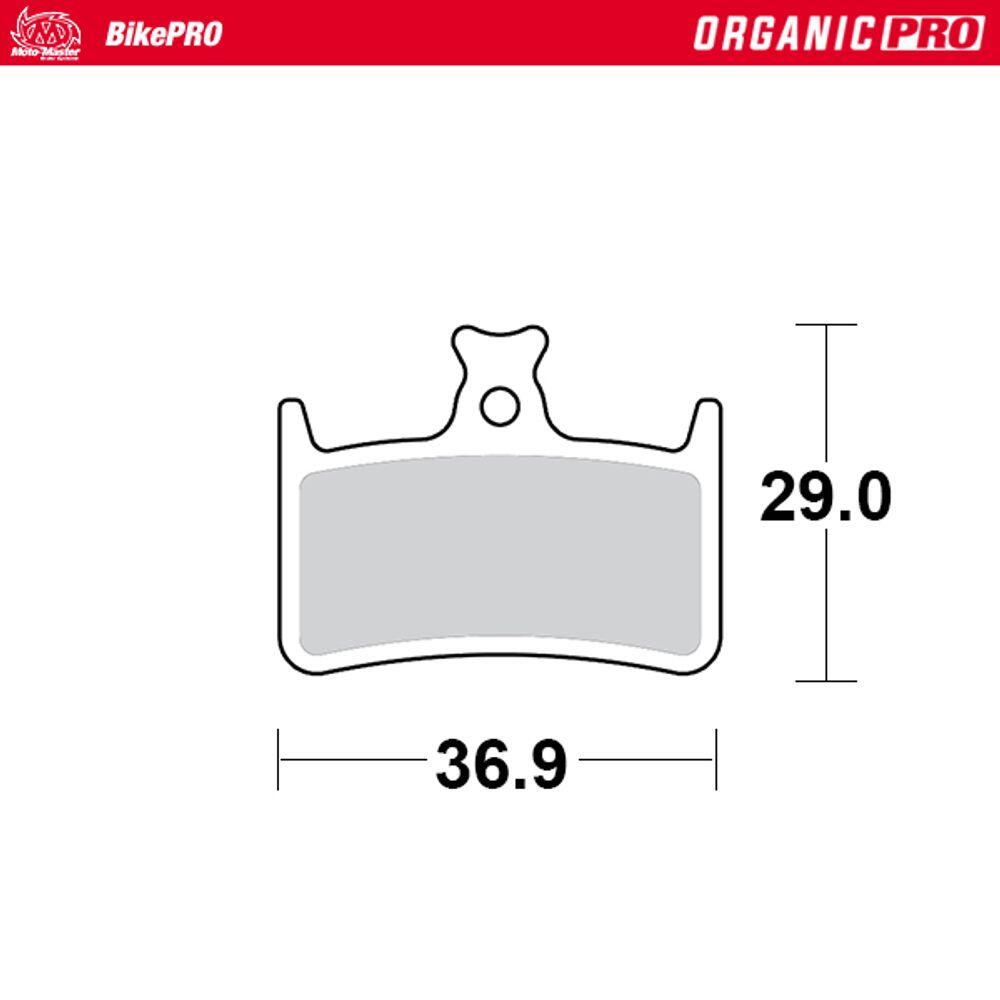 Pastiglie Freno Bici OrganicPro ideali per uso Professionale - Hope E4, M4, RX4 2/4