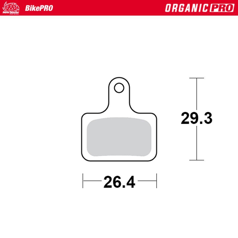 Pastillas de freno Shimano tipo K OrganicPro bicicletas uso profesional 2/4