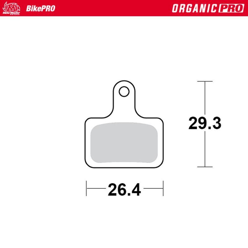 Pastillas de freno Shimano tipo K OrganicPro bicicletas uso profesional