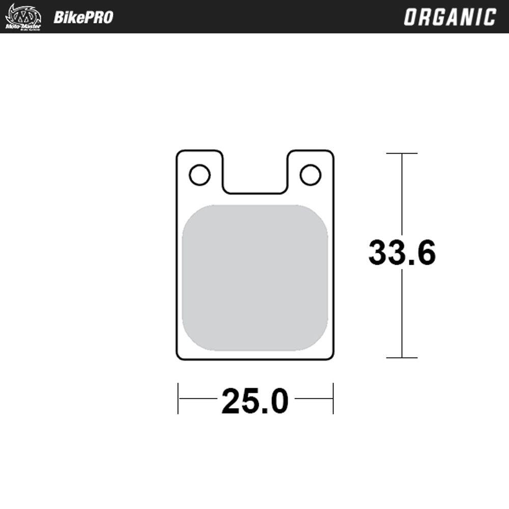 Pastiglie Freno Bici Organic con mescola in resina - Hope O2, C2 2/4