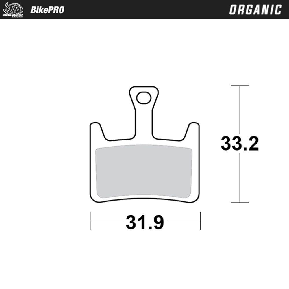 Pastiglie Freno Bici Organic con mescola in resina - Hayes Prime 2/4