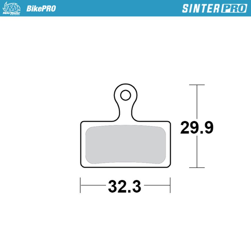 Plaquettes de frein de vélo frittées SinterPro - type Shimano G 2/4