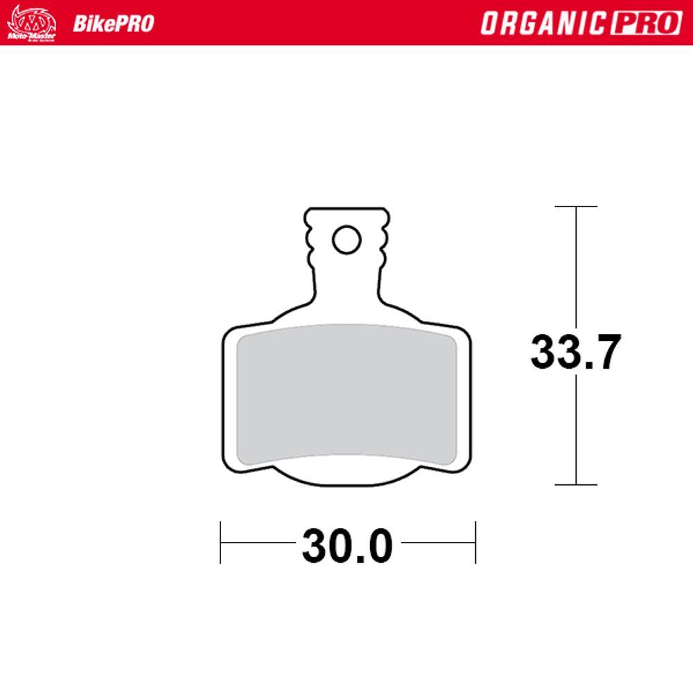 Pastillas de freno para bicicleta OrganicPro ideales para uso profesional 2/4