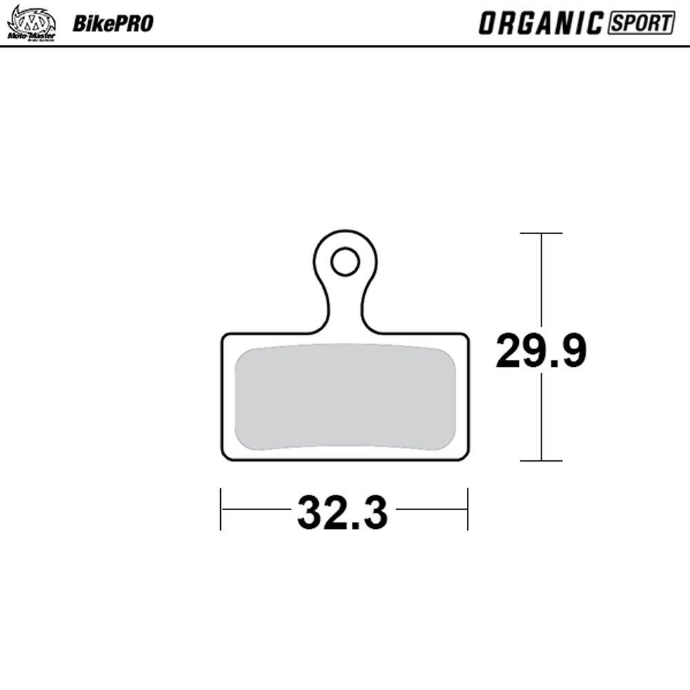 Pastillas de freno para bicicleta OrganicSport  - Shimano tipo G 2/4