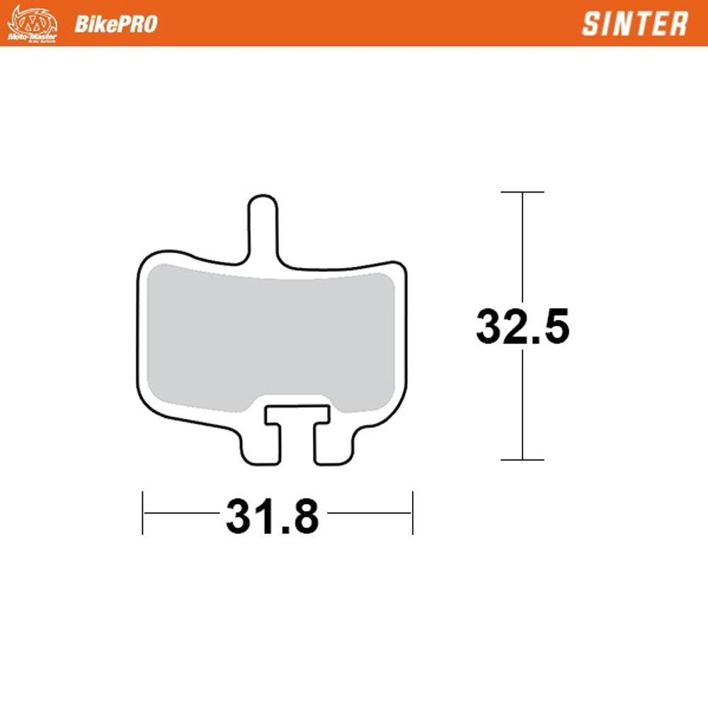 Pastillas de freno Sinter para bicicletas - Hayes 2/4