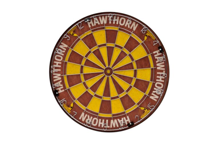 Hawthorn Hawks AFL Bristle Dart Board