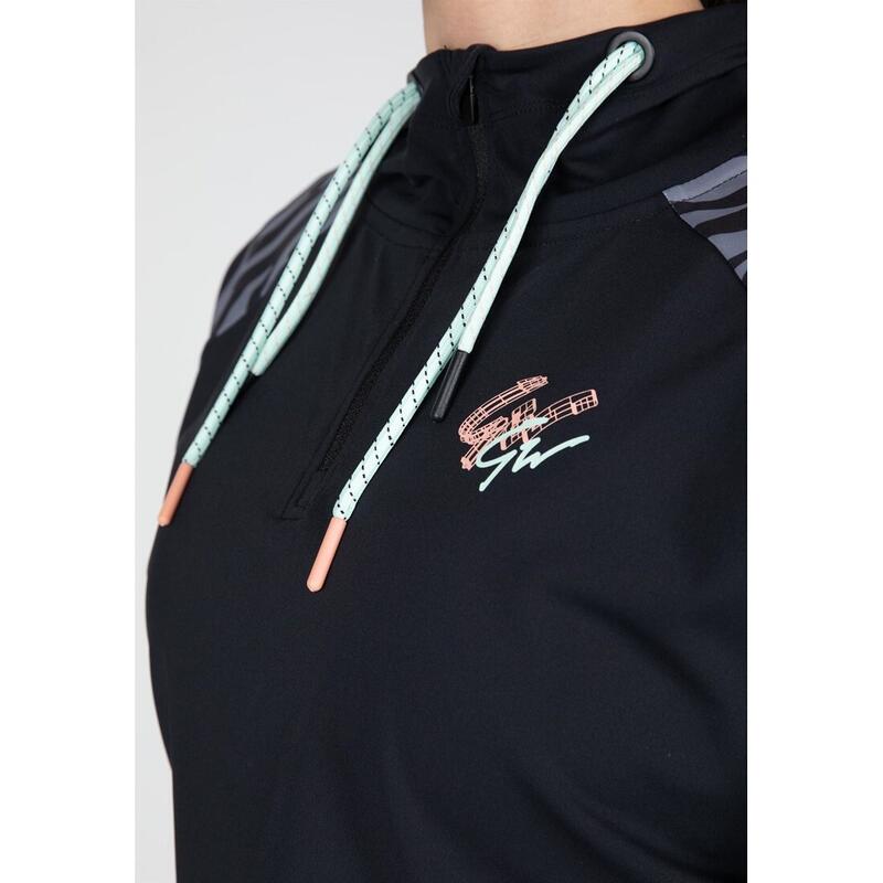 Zion Cropped Hoodie - Black - L