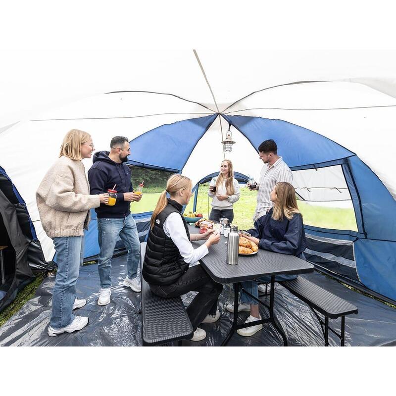 Koepeltent - Korsika 9 Sleeper - Camping - 3 donkere cabines - 9 personen