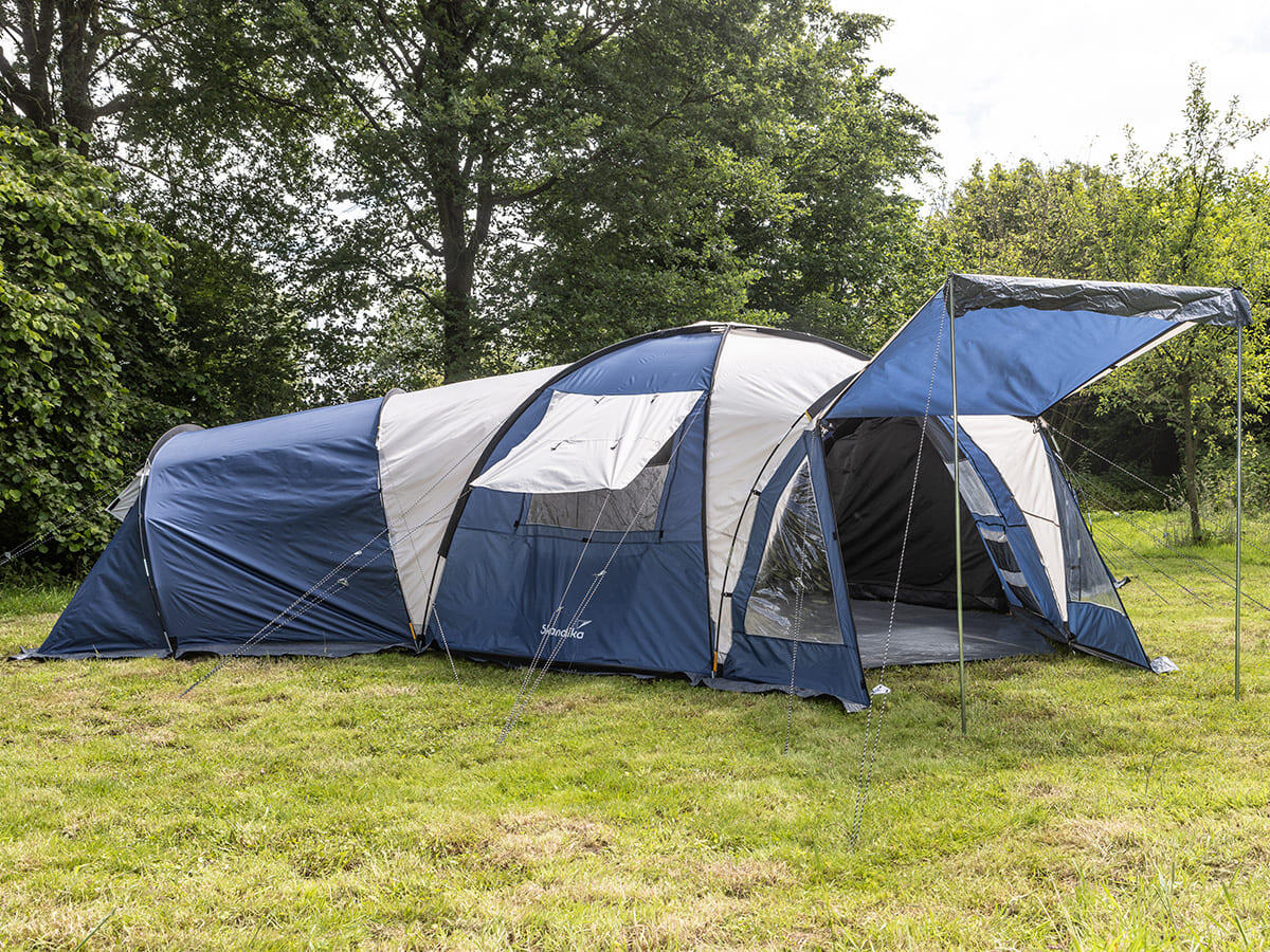 Tente dôme camping - Korsika 9 Sleeper - 3 cabines sombres - 9 personnes 3/7