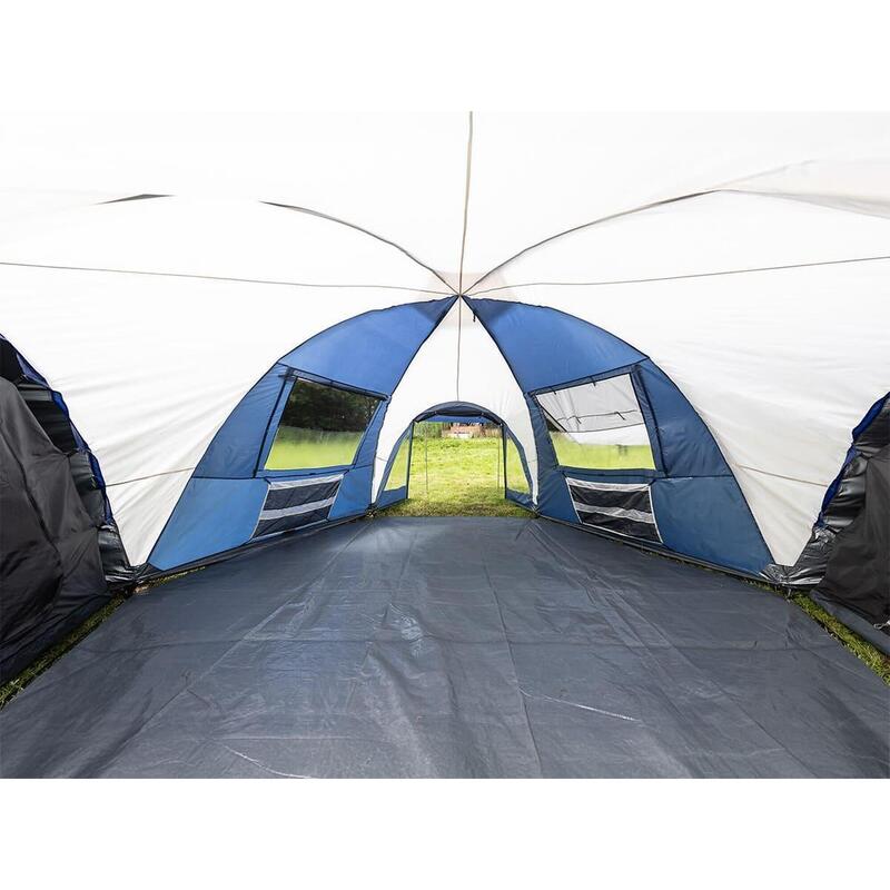 Koepeltent - Korsika 9 Sleeper - Camping - 3 donkere cabines - 9 personen